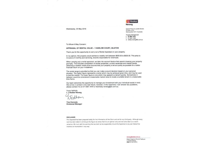 1 Harlow Court, Gilston QLD 4211