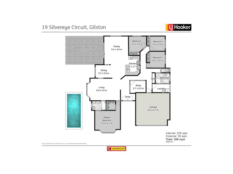 19 Silvereye Circuit, Gilston QLD 4211 Floorplan