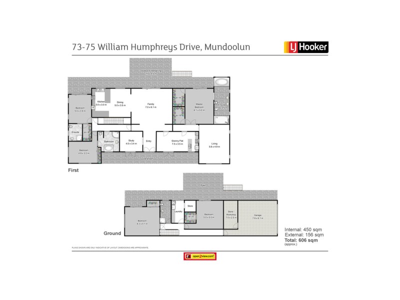 73-75 William Humphreys Drive, Mundoolun QLD 4285 Floorplan