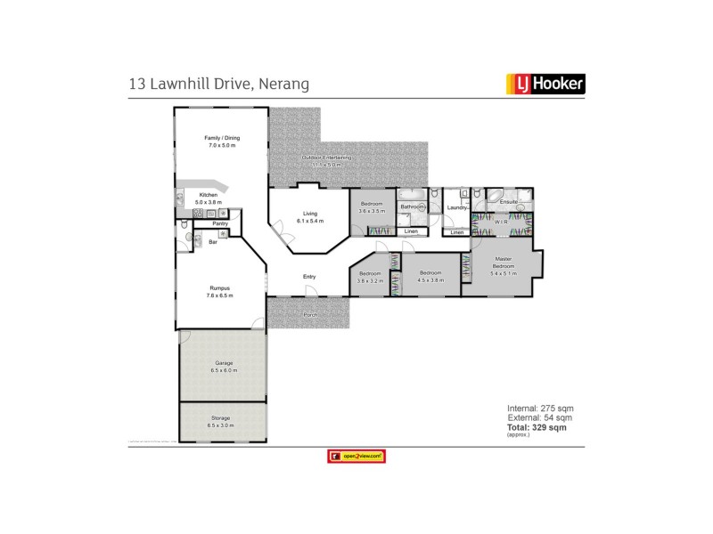 13 Lawnhill Drive, Nerang QLD 4211 Floorplan
