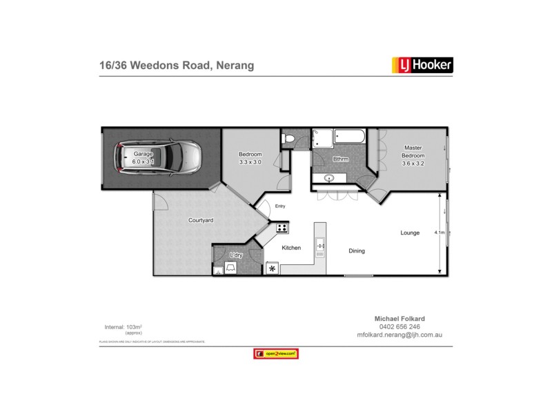 16/36 Weedons Road, Nerang QLD 4211 Floorplan