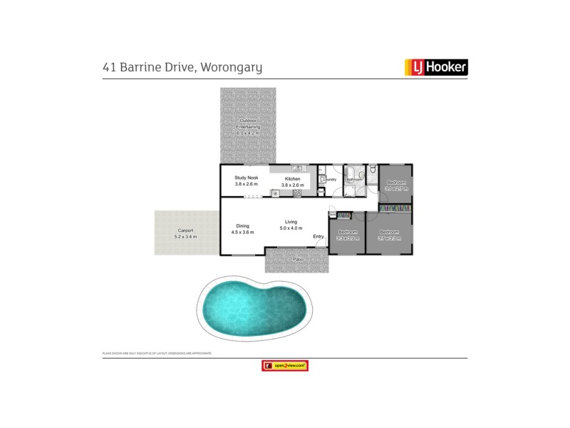 41 Barrine Drive, Worongary QLD 4213 Floorplan