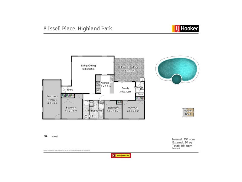 8 Issell Place, Highland Park QLD 4211 Floorplan