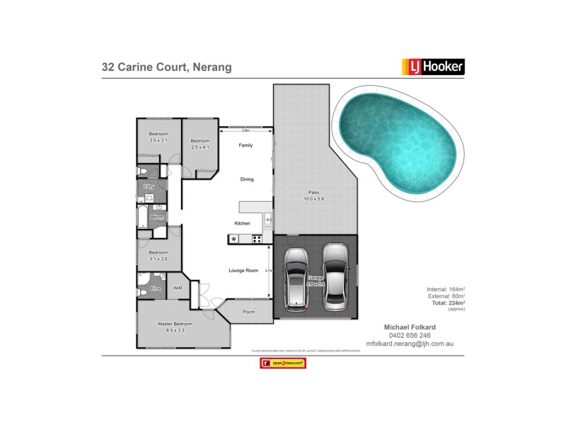 32 Carine Court, Nerang QLD 4211 Floorplan