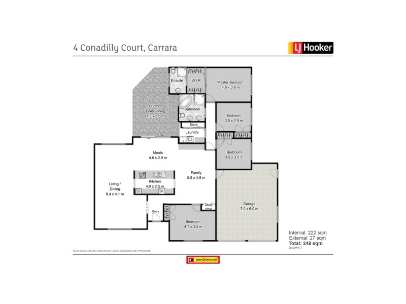 4 Conadilly Court, Carrara QLD 4211 Floorplan