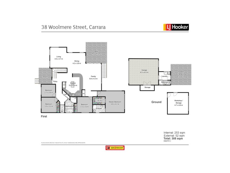 38 Woolmere Street, Carrara QLD 4211 Floorplan