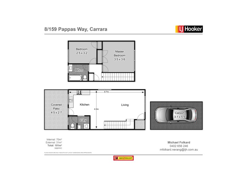8/159 Pappas Way, Carrara QLD 4211 Floorplan