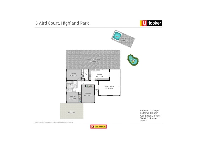 5 Aird Court, Highland Park QLD 4211 Floorplan