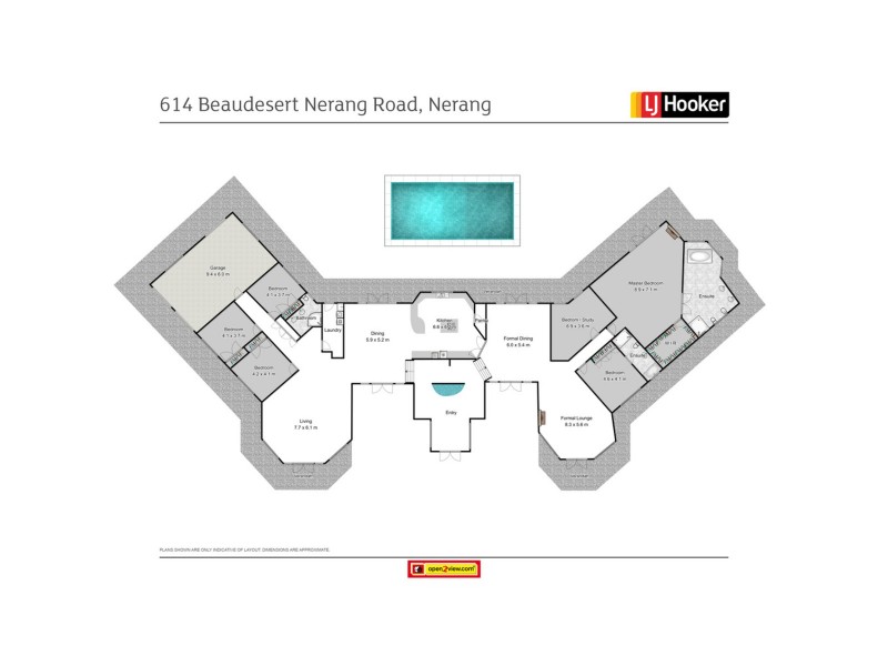 614 Beaudesert Nerang Road, Mount Nathan QLD 4211 Floorplan
