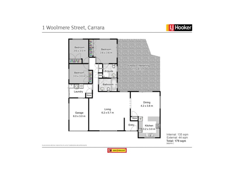 1 Woolmere Street, Carrara QLD 4211 Floorplan