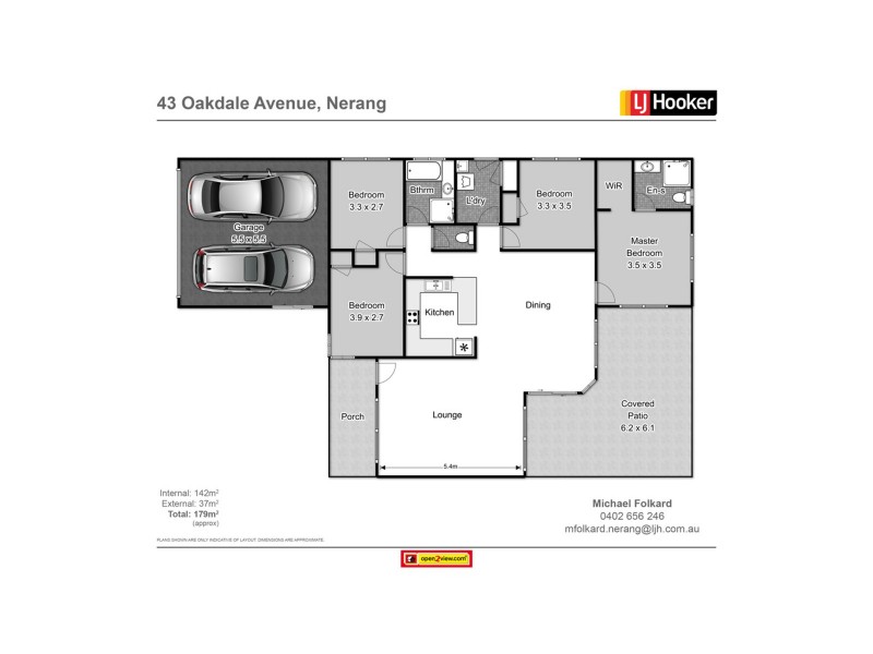 43 Oakdale Avenue, Nerang QLD 4211 Floorplan