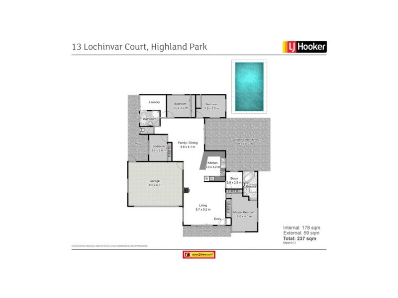 13 Lochinvar Court, Highland Park QLD 4211 Floorplan