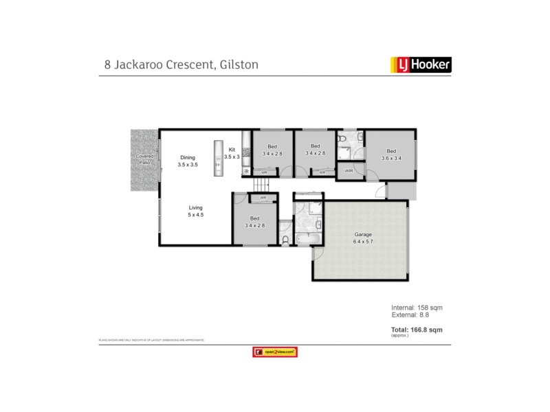 8 Jackaroo Crescent, Gilston QLD 4211 Floorplan