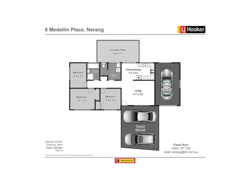 8 Medellin Place, Nerang QLD 4211 Floorplan