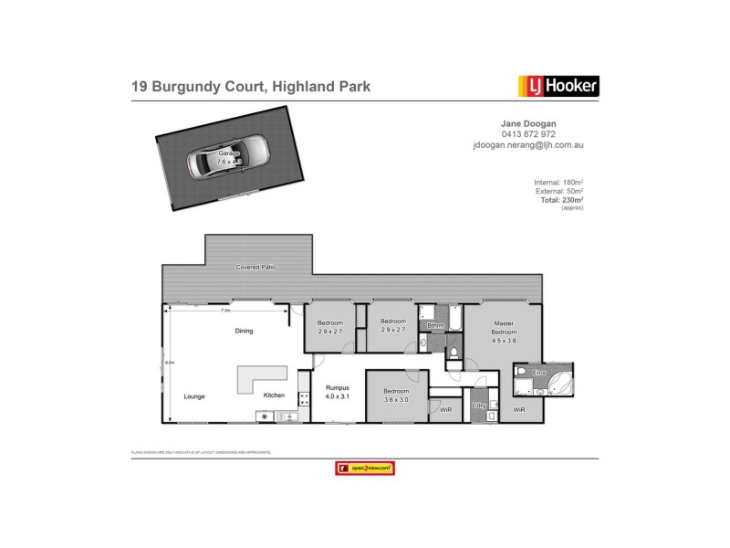 19 Burgundy Court, Highland Park QLD 4211 Floorplan
