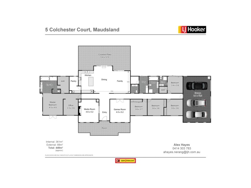 5 Colchester Court, Maudsland QLD 4210 Floorplan