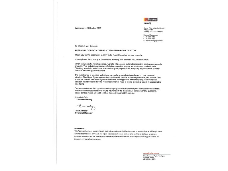 7 Swagman Road, Gilston QLD 4211