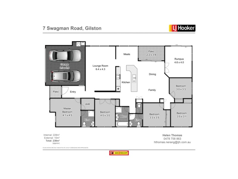 7 Swagman Road, Gilston QLD 4211 Floorplan