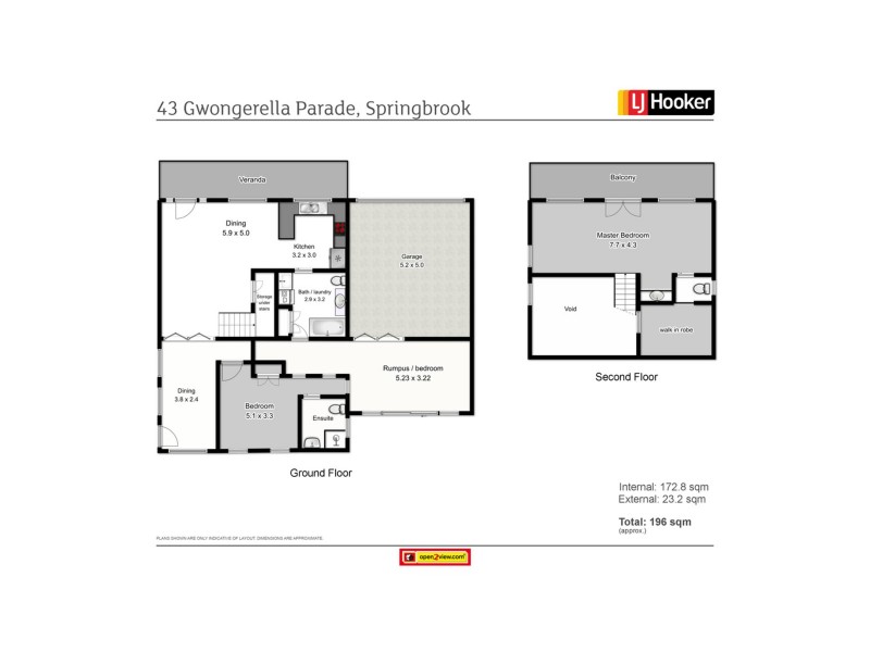 43 Gwongarella Parade, Springbrook QLD 4213 Floorplan