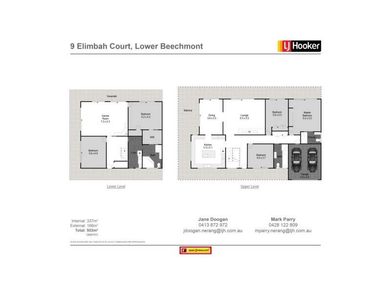 9 Elimbah Court, Lower Beechmont QLD 4211 Floorplan
