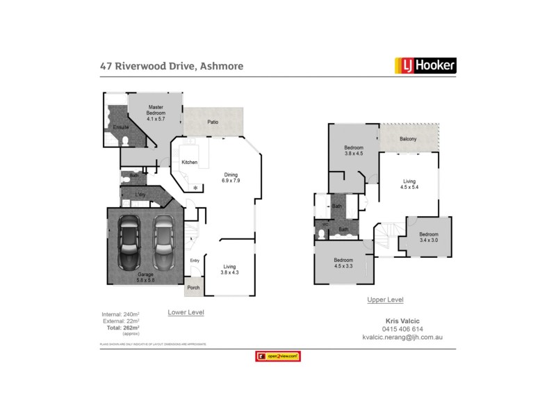 47 Riverwood Drive, Ashmore QLD 4214 Floorplan