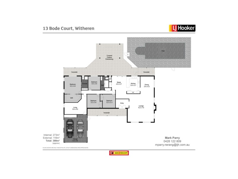 13 Bode Court, Canungra QLD 4275 Floorplan