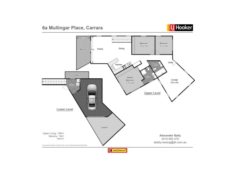 6 Mullingar Place, Carrara QLD 4211 Floorplan