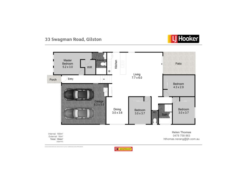 33 Swagman Road, Gilston QLD 4211 Floorplan