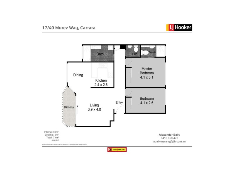 17/40 Murev Way, Carrara QLD 4211 Floorplan