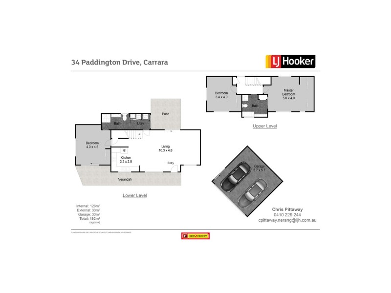 34 Paddington Drive, Carrara QLD 4211 Floorplan