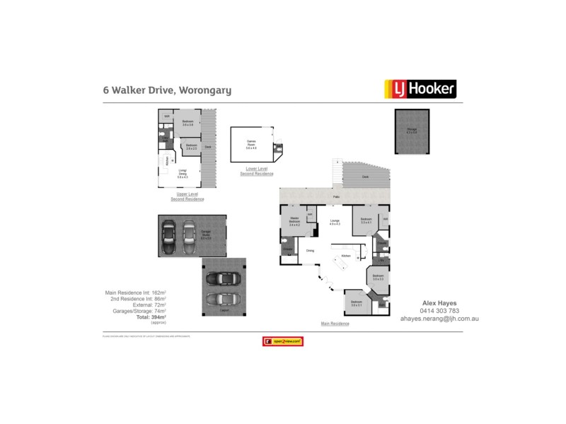 6 Walker Drive, Worongary QLD 4213 Floorplan