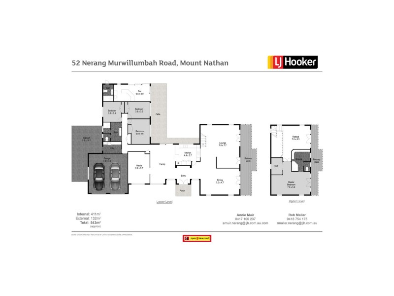 52 Nerang Murwillumbah Road, Mount Nathan QLD 4211 Floorplan