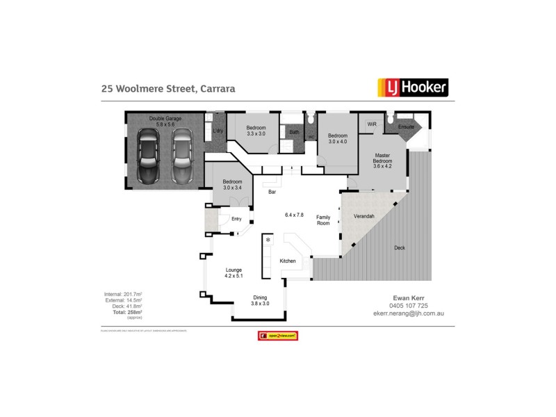 25 Woolmere Street, Carrara QLD 4211 Floorplan