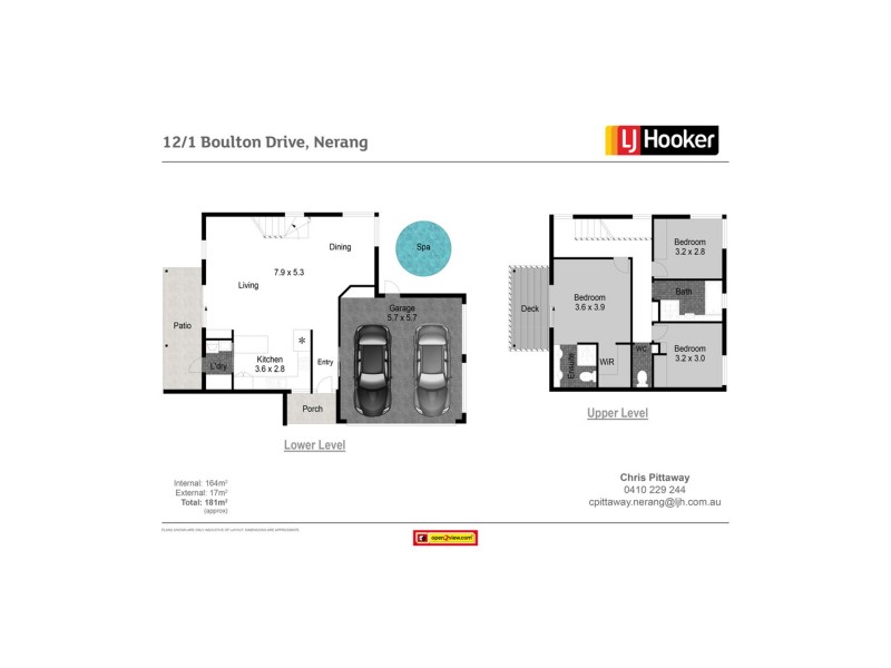 12/1 Boulton Drive, Nerang QLD 4211 Floorplan