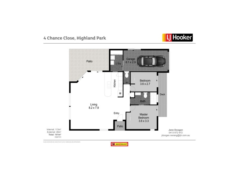 4 Chance Close, Highland Park QLD 4211 Floorplan