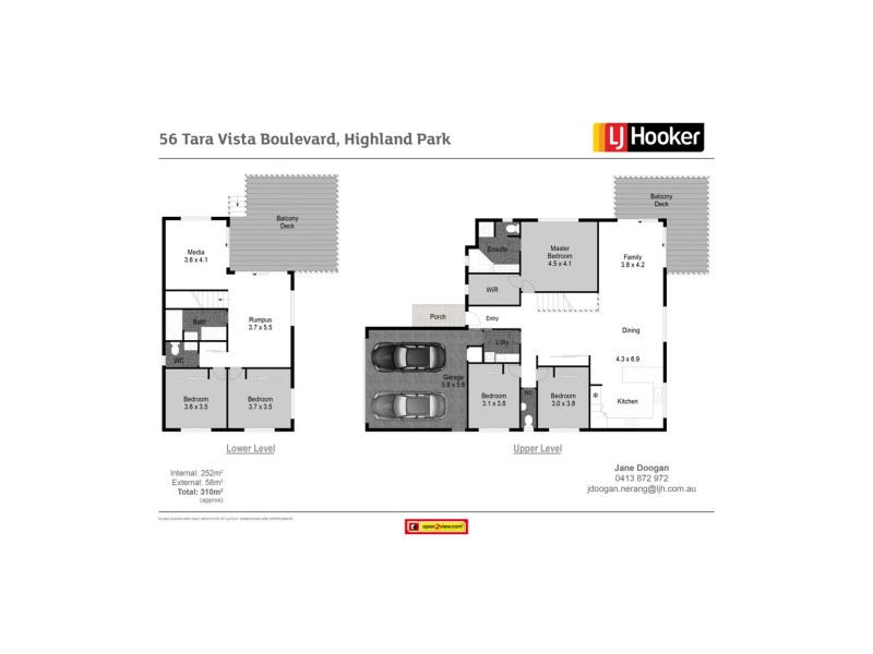 56 Tara Vista Boulevard, Highland Park QLD 4211 Floorplan