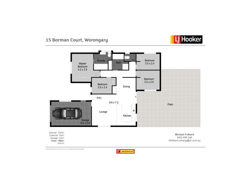 15 Borman Court, Worongary QLD 4213 Floorplan