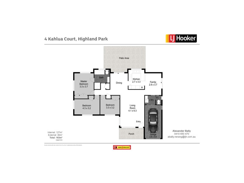 4 Kahlua Court, Highland Park QLD 4211 Floorplan