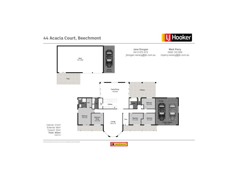 44-52 Acacia Court, Beechmont QLD 4211 Floorplan