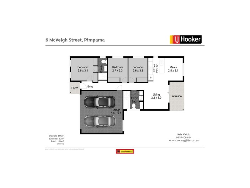 6 McVeigh Street, Pimpama QLD 4209 Floorplan