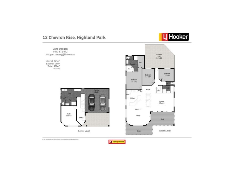 12 Chevron Rise, Highland Park QLD 4211 Floorplan