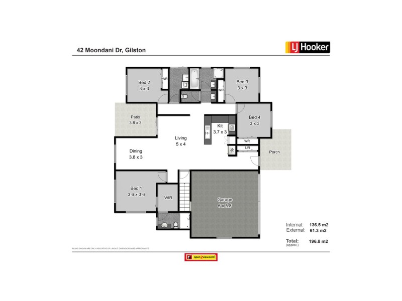 42 Moondani Drive, Gilston QLD 4211 Floorplan