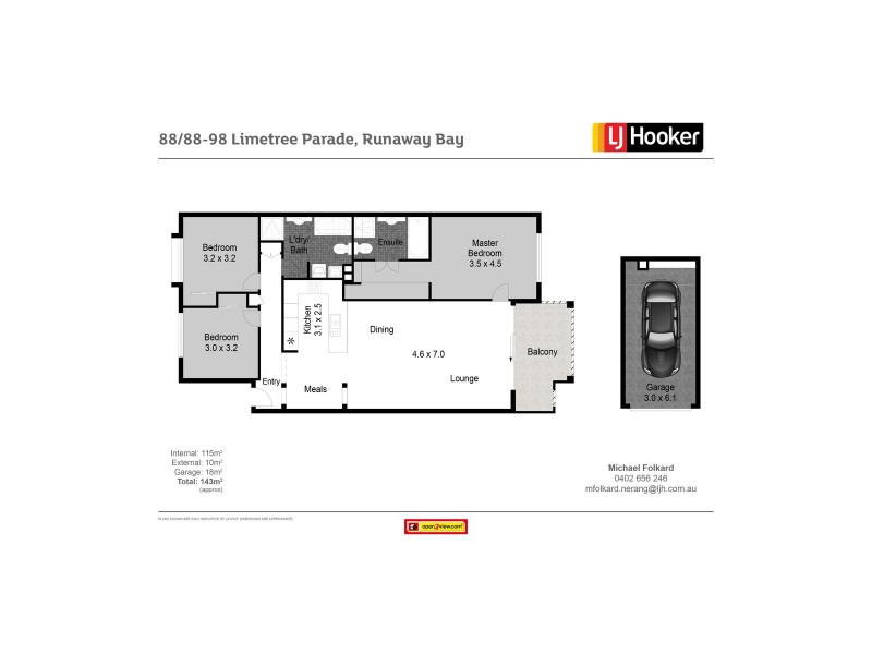 88/88-89 Limetree Parade, Runaway Bay QLD 4216 Floorplan