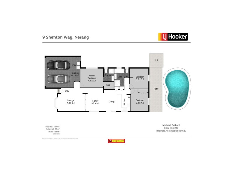 9 Shenton Way, Nerang QLD 4211 Floorplan