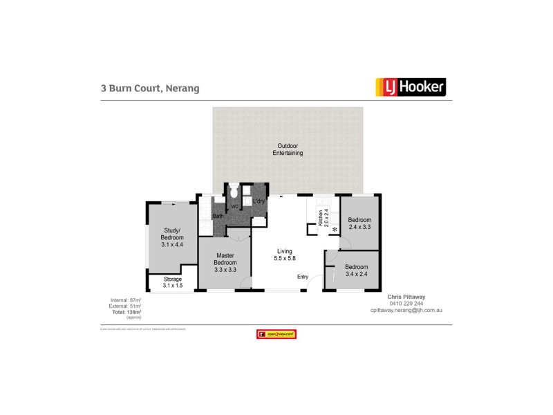 3 Burn Court, Nerang QLD 4211 Floorplan