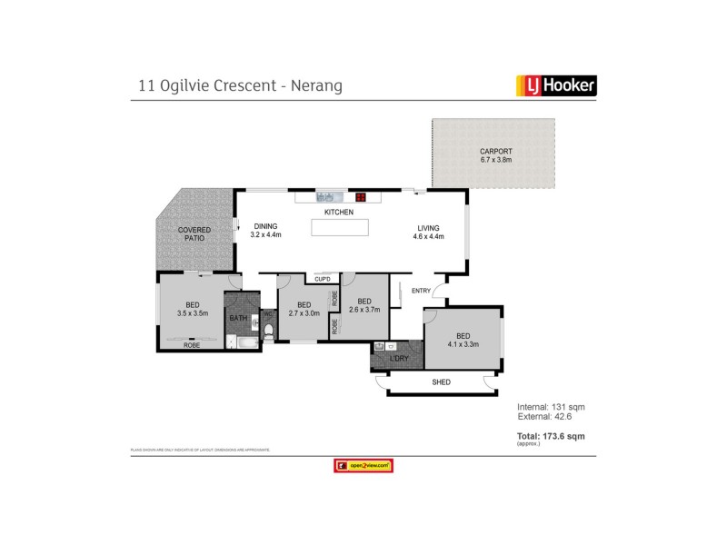 11 Ogilvie Crescent, Nerang QLD 4211 Floorplan