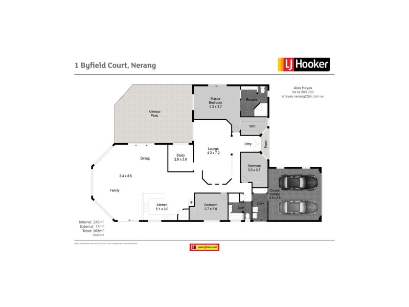 1 Byfield Court, Nerang QLD 4211 Floorplan