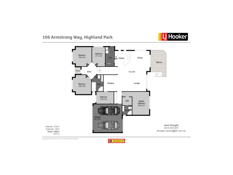 106 Armstrong Way, Highland Park QLD 4211 Floorplan