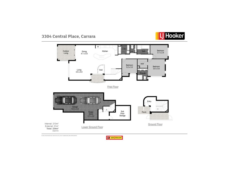 3304 Central Place, Carrara QLD 4211 Floorplan