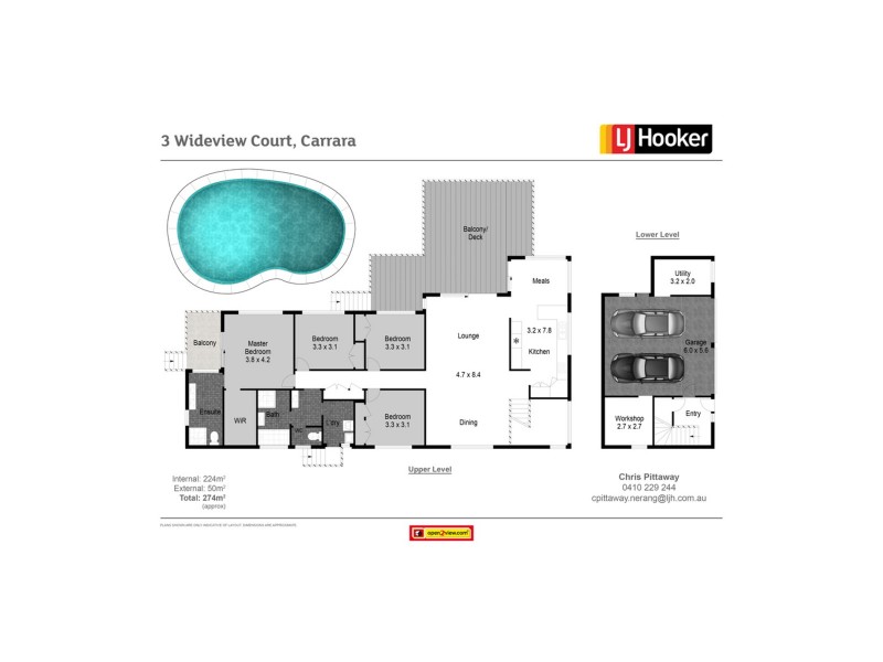 3 Wideview Court, Carrara QLD 4211 Floorplan